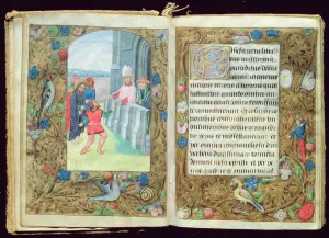 Christ accused, miniature from the Stafford Prayer Book (vellum) Christ accused, miniature from the Stafford Prayer Book (vellum)