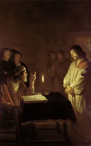 Christ before the High Priest, 1617 (oil on canvas) Christ before the High Priest, 1617 (oil on canvas)