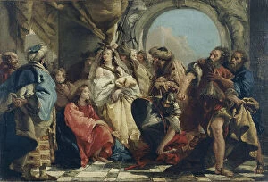 Adulteress Collection: Christ and the Woman taken in Adultery (oil on canvas)