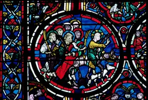 Christ's Entry into Jerusalem (stained glass) Christ's Entry into Jerusalem (stained glass)