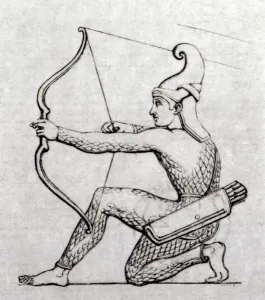 Archer Print in Lithograph Format