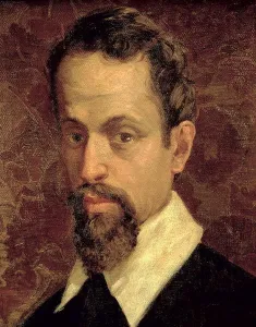 Claudio Monteverdi (1567-1643) (oil on canvas) Claudio Monteverdi (1567-1643) (oil on canvas)
