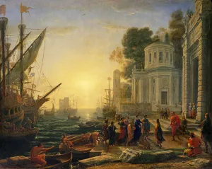 Cleopatra Disembarking at Tarsus, 1642 (oil on canvas) Cleopatra Disembarking at Tarsus, 1642 (oil on canvas)