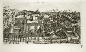 College Henri IV and the Lycee Napoleon, 1864 (etching) College Henri IV and the Lycee Napoleon, 1864 (etching)