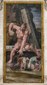 Companions of Ulysses escaping from Polyphemus, detail from the Room of Polyphemus, 1550-1551 (fresco) Companions of Ulysses escaping from Polyphemus, detail from the Room of Polyphemus, 1550-1551 (fresco)