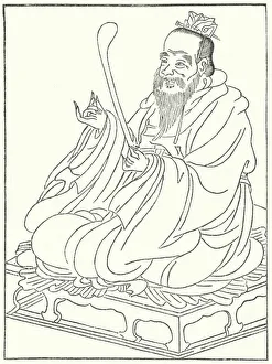 Confucius, ancient Chinese philosopher (551-479 BC) (engraving) Confucius, ancient Chinese philosopher (551-479 BC) (engraving)