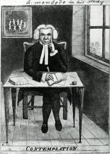Contemplation - Lord Monboddo in his Study, 1784 (etching) Contemplation - Lord Monboddo in his Study, 1784 (etching)