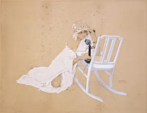 The Conversation, (pencil and watercolour and coloured chalks on paper) The Conversation, (pencil and watercolour and coloured chalks on paper)