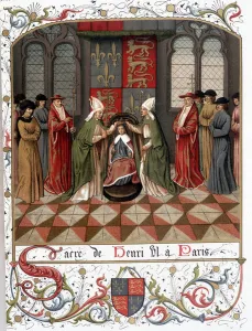 Coronation of Henry VI in Paris in 1431 (vellum) Coronation of Henry VI in Paris in 1431 (vellum)