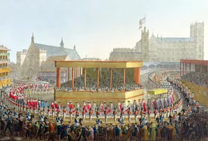 Coronation Procession of George IV, 1821 (litho) Coronation Procession of George IV, 1821 (litho)