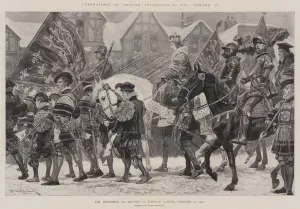 Coronations of English Sovereigns, Edward VI (litho) Coronations of English Sovereigns, Edward VI (litho)