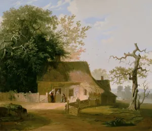 Cottage Scenery, 1845 (oil on canvas) Cottage Scenery, 1845 (oil on canvas)