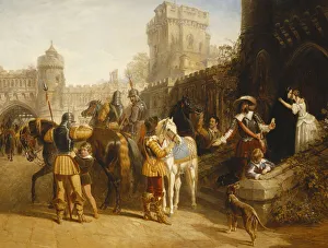 The Countess of Derby's Departure from Martindale Castle, 1842 (oil on canvas) The Countess of Derby's Departure from Martindale Castle, 1842 (oil on canvas)