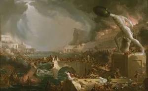 The Course of Empire: Destruction, 1836 (oil on canvas) The Course of Empire: Destruction, 1836 (oil on canvas)