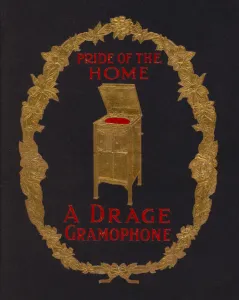 Cover for Drage Gramophone catalogue (colour litho) Cover for Drage Gramophone catalogue (colour litho)