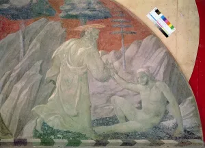 The Creation of the Animals and of Adam (detail of the creation of Adam), 1430 (fresco The Creation of the Animals and of Adam (detail of the creation of Adam), 1430 (fresco