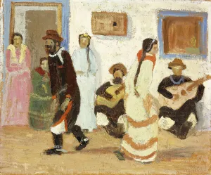 Creole Dancing; Baile Criollo, (oil on board) Creole Dancing; Baile Criollo, (oil on board)