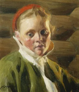 Dalecarlian Girl; Morakulla, 1904 (oil on canvas) Dalecarlian Girl; Morakulla, 1904 (oil on canvas)