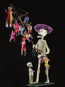 Day of the Dead: Toy Peddler, from Oaxaca (papier mache) Day of the Dead: Toy Peddler, from Oaxaca (papier mache)