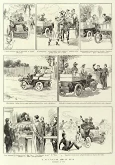 Amidst Collection: A Day on the Ripley Road (engraving)