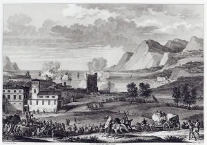 Deliverance of Corsica, 20th October 1796, engraved by Jean Duplessi-Bertaux (1747-1819) Deliverance of Corsica, 20th October 1796, engraved by Jean Duplessi-Bertaux (1747-1819)