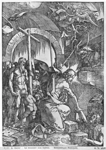 The descent of Christ into Limbo, from The Great Passion series, 1510 The descent of Christ into Limbo, from The Great Passion series, 1510