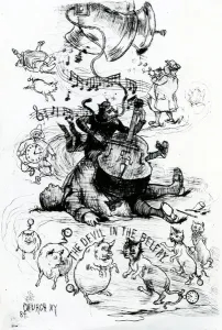 The Devil in the Belfry, 1884 (engraving) The Devil in the Belfry, 1884 (engraving)