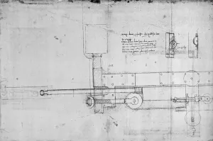 Diagram of a Mechanical Bolt (pen and ink on paper) Diagram of a Mechanical Bolt (pen and ink on paper)