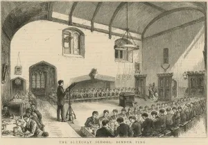 Dinner Times at The Bluecoat School (engraving) Dinner Times at The Bluecoat School (engraving)