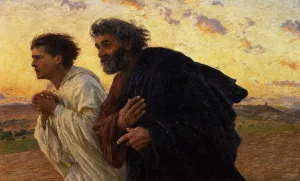 The Disciples Peter and John Running to the Sepulchre on the Morning of the Resurrection The Disciples Peter and John Running to the Sepulchre on the Morning of the Resurrection
