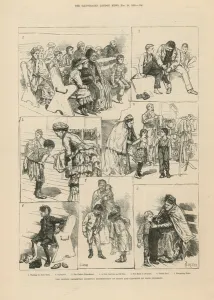 Distributing Clothing to the Poor (engraving) Distributing Clothing to the Poor (engraving)