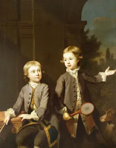 Double Portrait of Henry Penruddocke Wyndham and his Brother Wandham Double Portrait of Henry Penruddocke Wyndham and his Brother Wandham