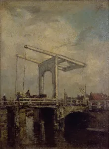A Drawbridge in a Dutch Town, 1875 (oil on canvas) A Drawbridge in a Dutch Town, 1875 (oil on canvas)