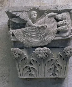 The Dream of the Three Kings, original capital from the cathedral nave (stone) The Dream of the Three Kings, original capital from the cathedral nave (stone)