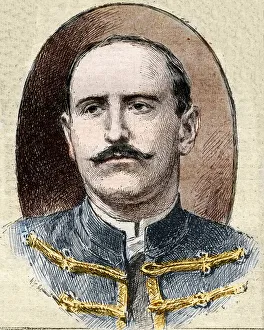 Dreyfus case: portrait of Alfred Dreyfus (1859-1935) after his degradation during Dreyfus case: portrait of Alfred Dreyfus (1859-1935) after his degradation during
