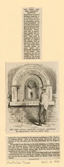 Adjoining Collection: Drinking Fountain, adjoining St Sepulchres Church, Snow Hill (engraving)