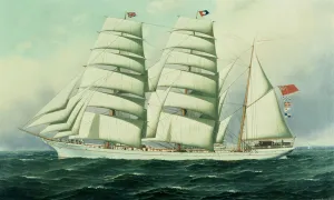 The East African in Full Sail (oil on canvas) The East African in Full Sail (oil on canvas)