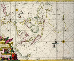 East Indies: Sea and coastal chart extending from Southern India to Japan by the way of East Indies: Sea and coastal chart extending from Southern India to Japan by the way of