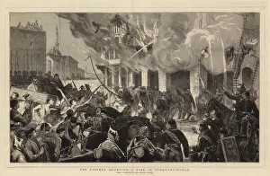 The Eastern Question, a Fire in Constantinople (engraving) The Eastern Question, a Fire in Constantinople (engraving)