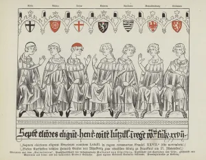 Election of Henry VII of Luxembourg as Holy Roman Emperor, Frankfurt Election of Henry VII of Luxembourg as Holy Roman Emperor, Frankfurt