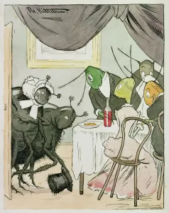 Embarrassing Family Relations, 1893 (w/c on paper) Embarrassing Family Relations, 1893 (w/c on paper)