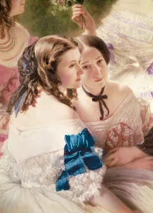 The Empress Eugenie Surrounded by her Ladies in Waiting (detail of the Baroness of Pierres The Empress Eugenie Surrounded by her Ladies in Waiting (detail of the Baroness of Pierres