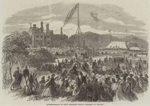 Entertainment to Four Thousand School Children at Dudley (engraving) Entertainment to Four Thousand School Children at Dudley (engraving)