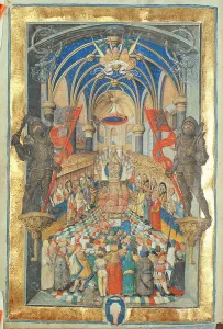 Enthronement of the King of Poland from the Pontifical of Bishop Erasmus Ciolek Enthronement of the King of Poland from the Pontifical of Bishop Erasmus Ciolek