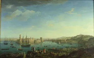 The Entrance to the Port of Marseilles, 1754 (oil on canvas) The Entrance to the Port of Marseilles, 1754 (oil on canvas)