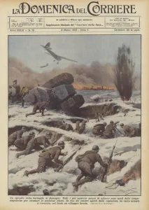An episode of the Battle of Shanghai (colour litho) An episode of the Battle of Shanghai (colour litho)