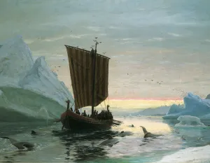 Erik Rode discovers Greenland, 1875 (oil on canvas) Erik Rode discovers Greenland, 1875 (oil on canvas)