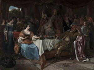 Images Dated 13th November 2012: Esther, Ahasuerus, and Haman, c. 1668 (oil on canvas)