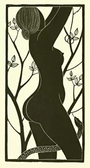 Eric Gill Collection: Eve (litho)