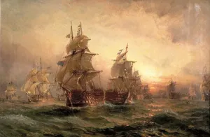 The Evening of Trafalgar, 1890 (oil on canvas) The Evening of Trafalgar, 1890 (oil on canvas)